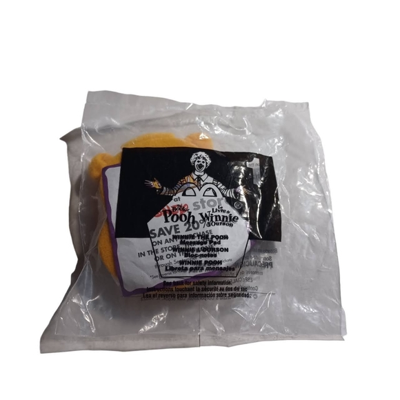 Winnie The Pooh McDonald's Happy Meal Toy No. 1 -Pooh Message Pad -2001 - Picture 1 of 7